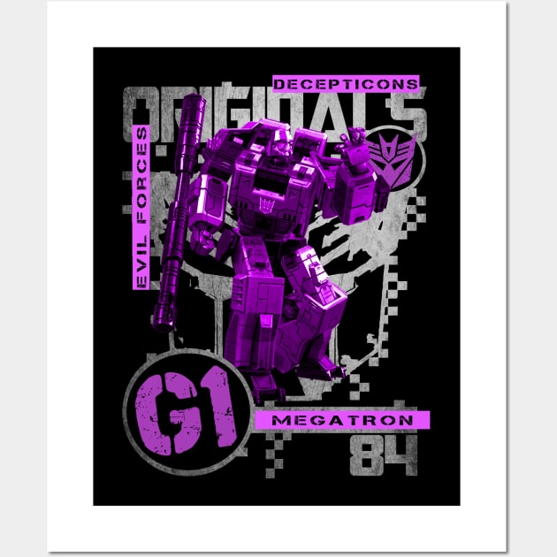 G1 Originals - Megatron Wall Art by CRD Branding